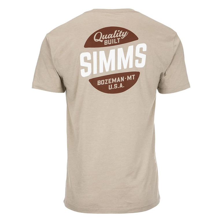 Фотография Футболка Simms Quality Built Pocket T-Shirt, Khaki Heather, 3XL