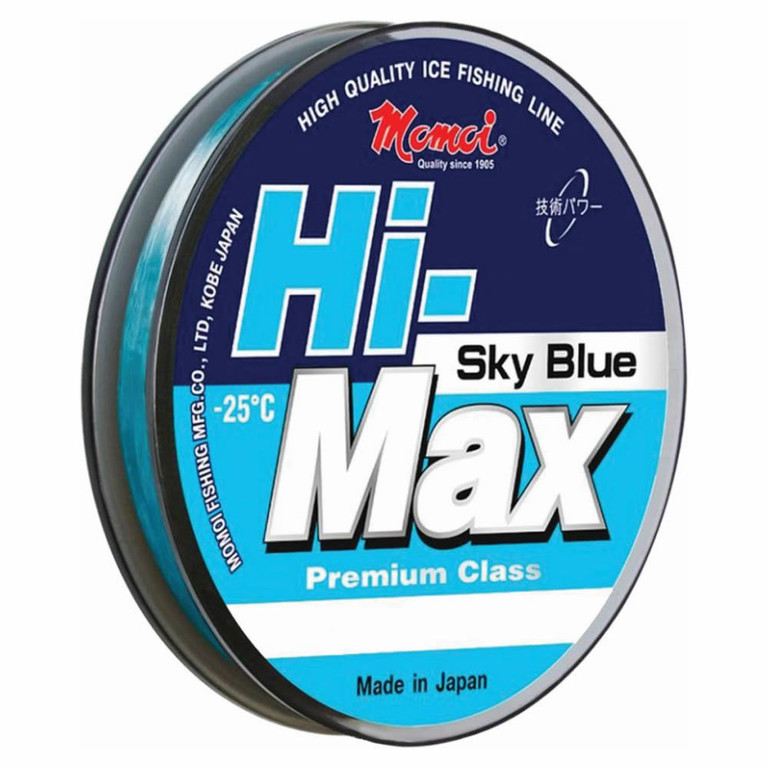Фотография Леска Hi-Max Sky Blue 0,15 мм, 2,5кг, 100м