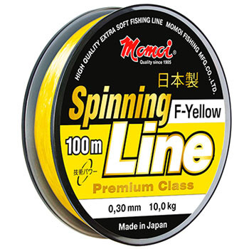 Фотография Леска Spinning Line F-Yellow 0,27мм, 8,0кг, 100м, желтая