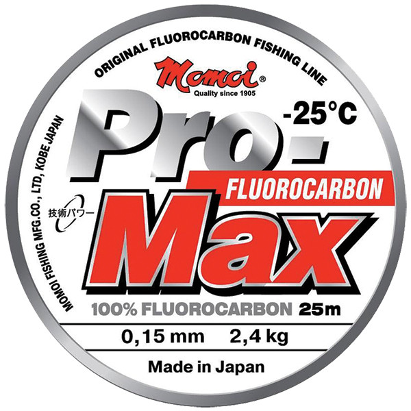 Фотография Леска Pro-Max Fluorocarbon, 25м 0,15мм 2,4кг