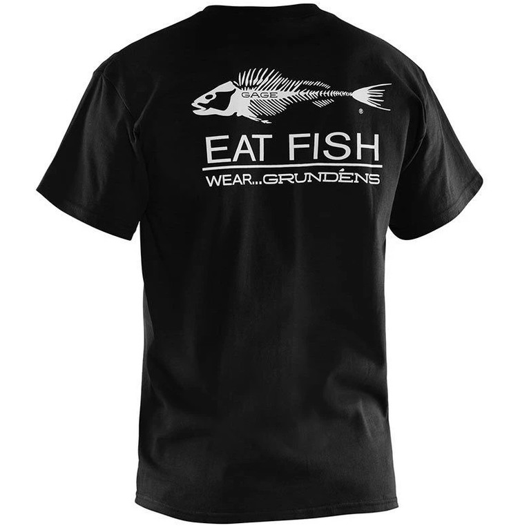 Фотография Футболка Grundens Eat Fish T-Shirt, Black, S