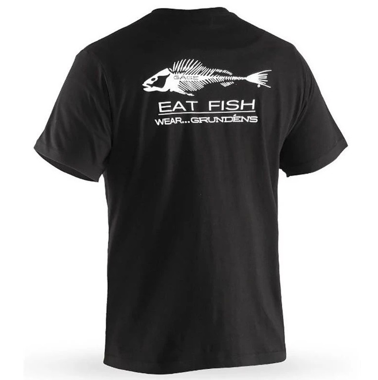 Фотография Футболка Grundens Eat Fish T-Shirt 905, Black, S