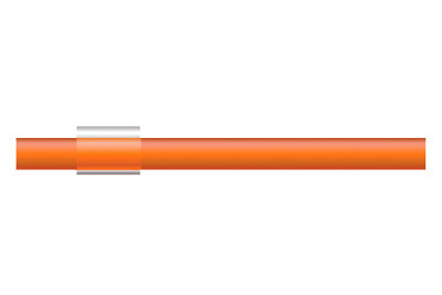 Фотография Сторожок ECOPRO Силиконовый, флуор.-оранжевый 5мм, 7,5см