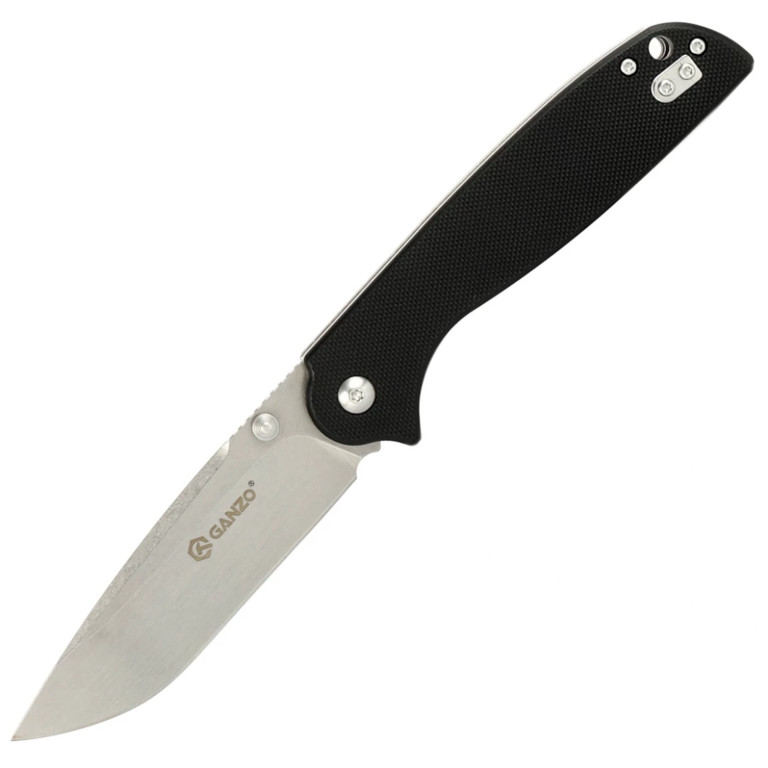 Фотография Нож складной туристический Ganzo G6803-BK черный