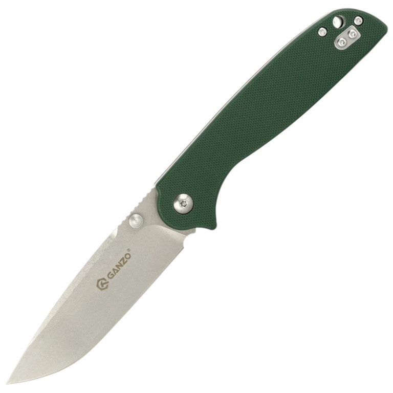 Фотография Нож складной туристический Ganzo G6803-GB зеленый