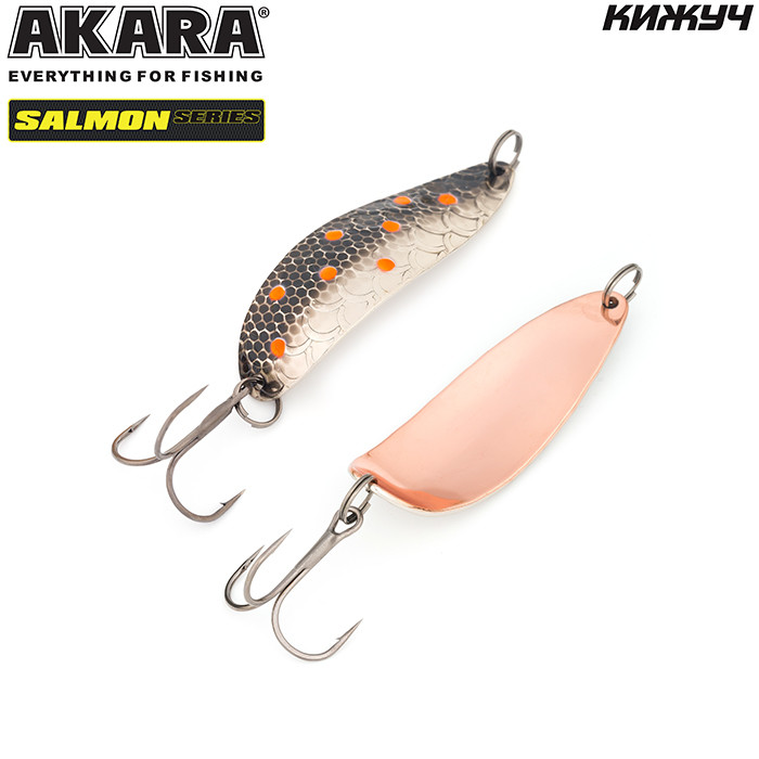 Фотография Блесна колебалка Akara Salmon Кижуч BL-KJ70-28-11-NI/CU