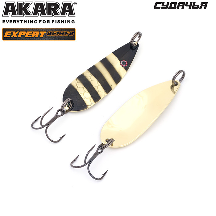 Фотография Блесна колеблющаяся Akara Expert Судачья BL-SD60-9-14/GO