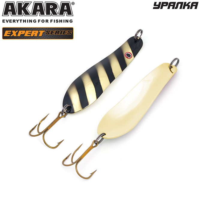 Фотография Блесна колеблющаяся Akara Expert Уралка BL-UR85-19-14/GO