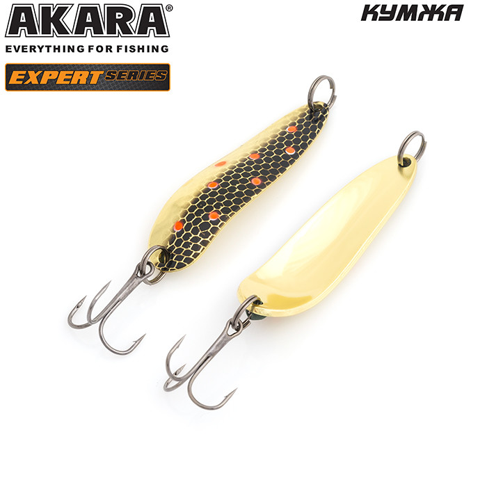 Фотография Блесна колеблющаяся Akara Expert Кумжа BL-KU65-16-11/GO