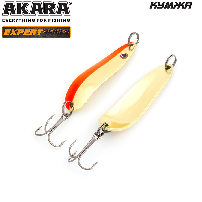 Фотография Блесна колеблющаяся Akara Expert Кумжа BL-KU65-16-15/GO