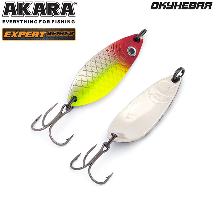 Фотография Блесна колеблющаяся Akara Expert Окуневая BL-OK50-10-12/SIL