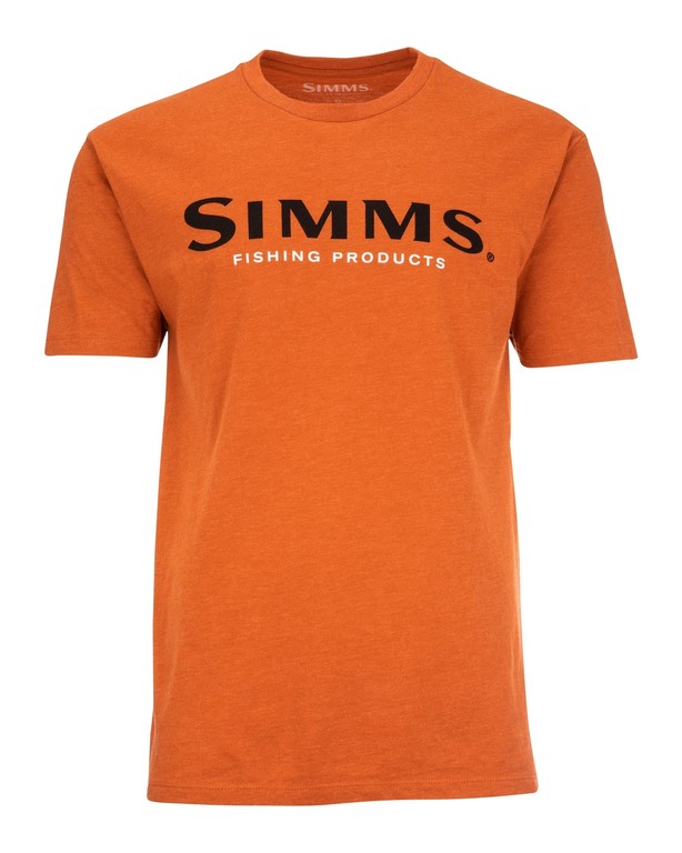Фотография Футболка Simms Logo T-Shirt, Adobe Heather, L