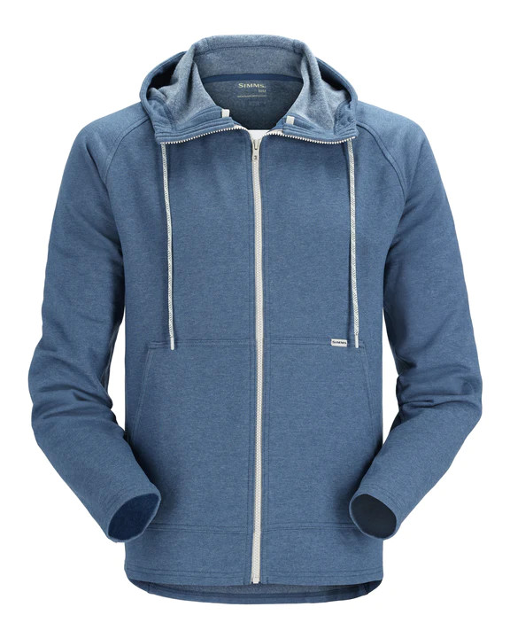 Фотография Толстовка Simms Vermilion Full-Zip Hoody, Navy Heather, XL