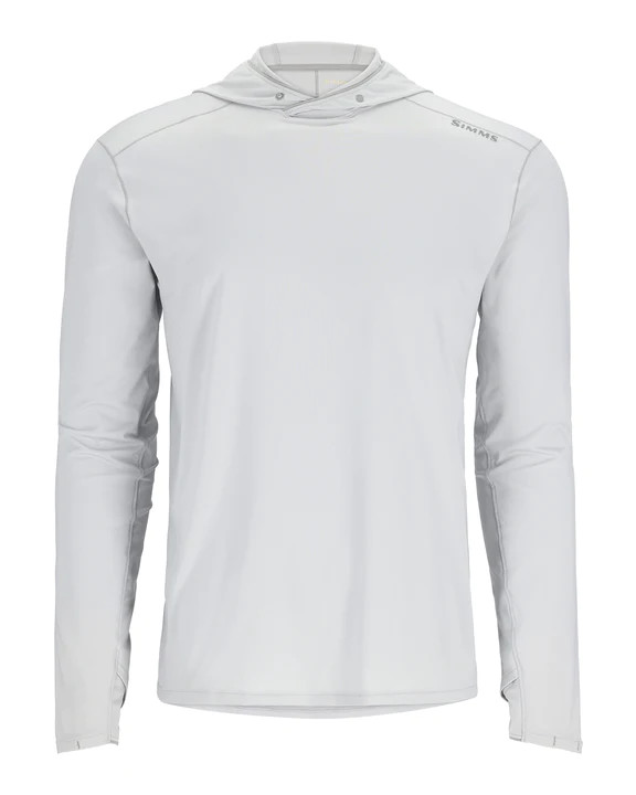 Фотография Термофутболка Simms SolarFlex Hoody, Sterling, S