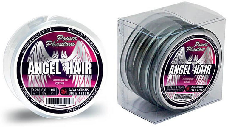 Фотография Леска Power Phantom ANGEL Hair CLEAR 0,16mm, 2,6kg 100m