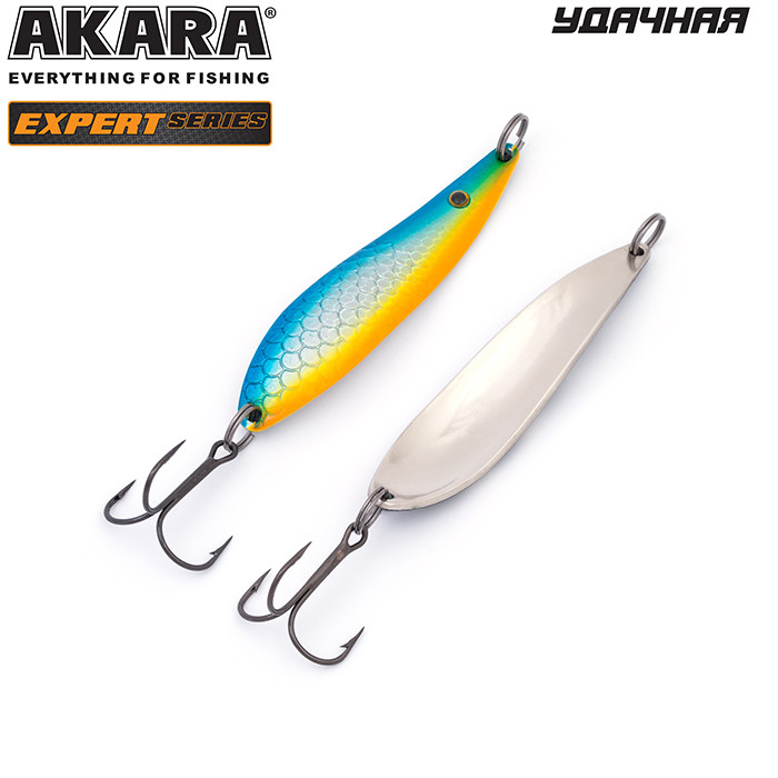 Фотография Блесна колеблющаяся Akara Expert Удачная BL-UD80-15-1/SIL