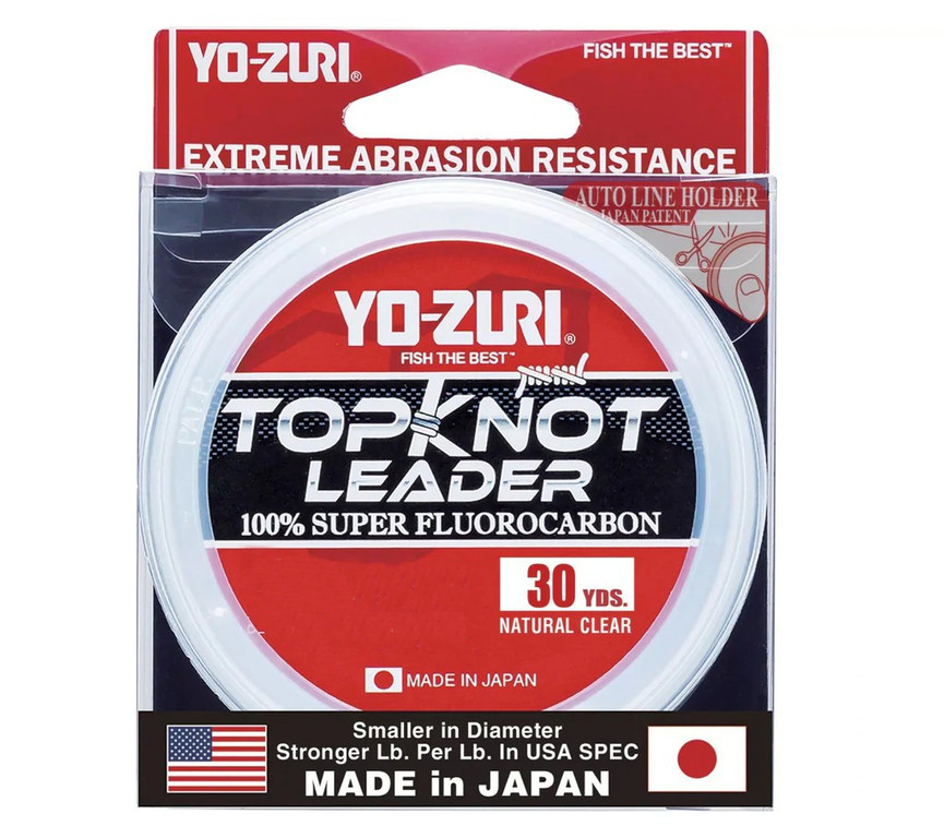 Фотография Леска Yo-Zuri Topknot Leader FC 100% 27m Clear (0.285mm) 12 lbs
