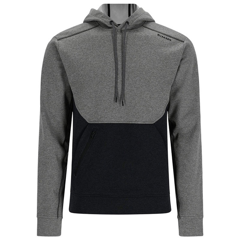 Фотография Толстовка Simms CX Hoody, Steel Heather/Black Heather, L