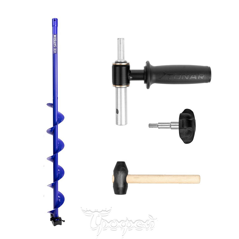 Фотография Комплект Шнек для шуруповерта ELECTROSHTORM 110R +адаптер АШ20ПС +моло
