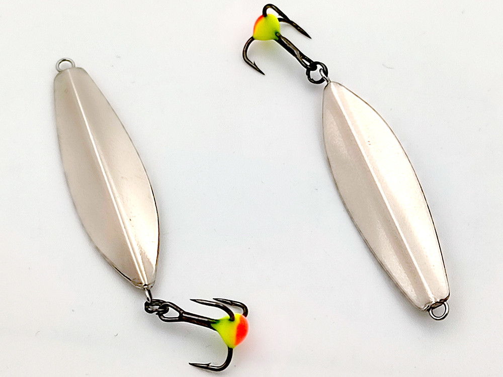 Фотография Зимняя блесна Дубно 3 40мм подвес мельхиор-мельхиор