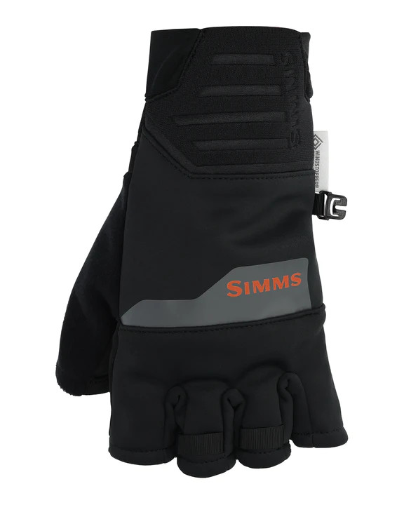 Фотография Митенки Simms Windstopper Half-Finger Glove, Black, XL