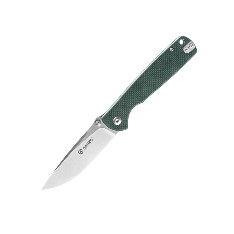 Фотография Нож складной туристический Ganzo G6805-GB зеленый сталь 8CR14