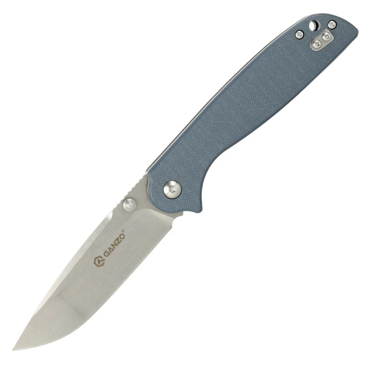 Фотография Нож складной туристический Ganzo G6803-GY серый