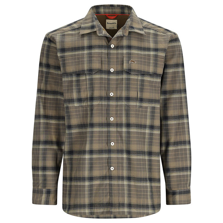 Фотография Рубашка Simms Coldweather LS Shirt, Hickory Asym Ombre Plaid, S