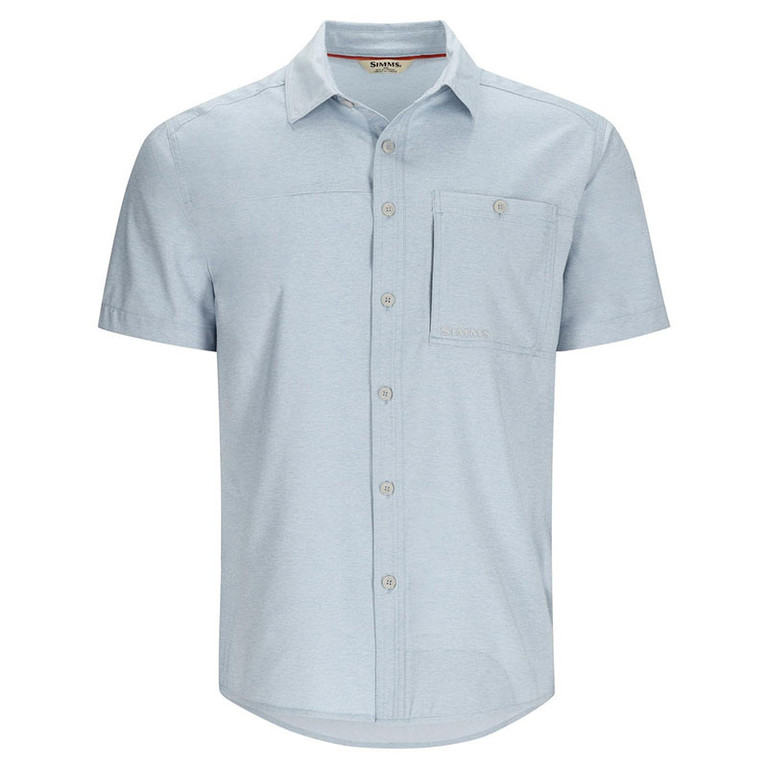 Фотография Рубашка Simms Challenger SS Shirt, Steel Blue, S