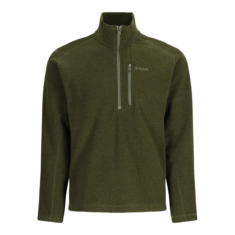 Фотография Пуловер Simms Rivershed Half Zip Fleece, Riffle Heather, L