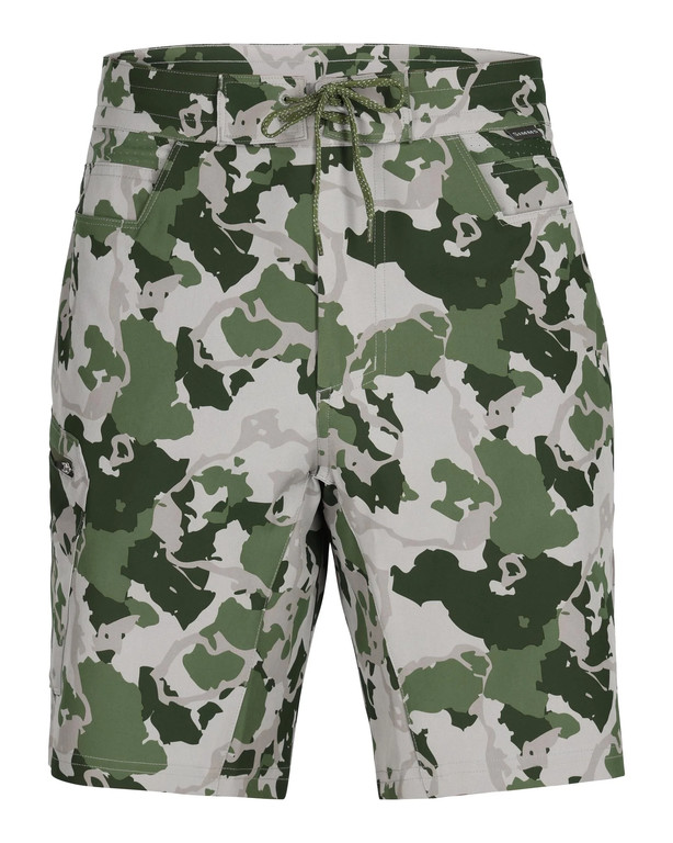 Фотография Шорты Simms Seamount Board Shorts, Regiment Camo Clover, 30W - XS