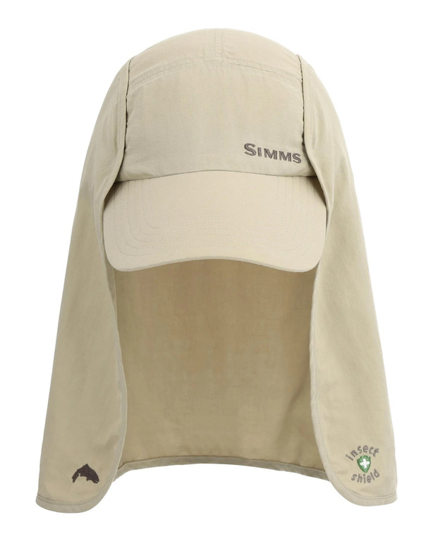 Фотография Кепка Simms BugStopper SunShield Cap, Stone, EU