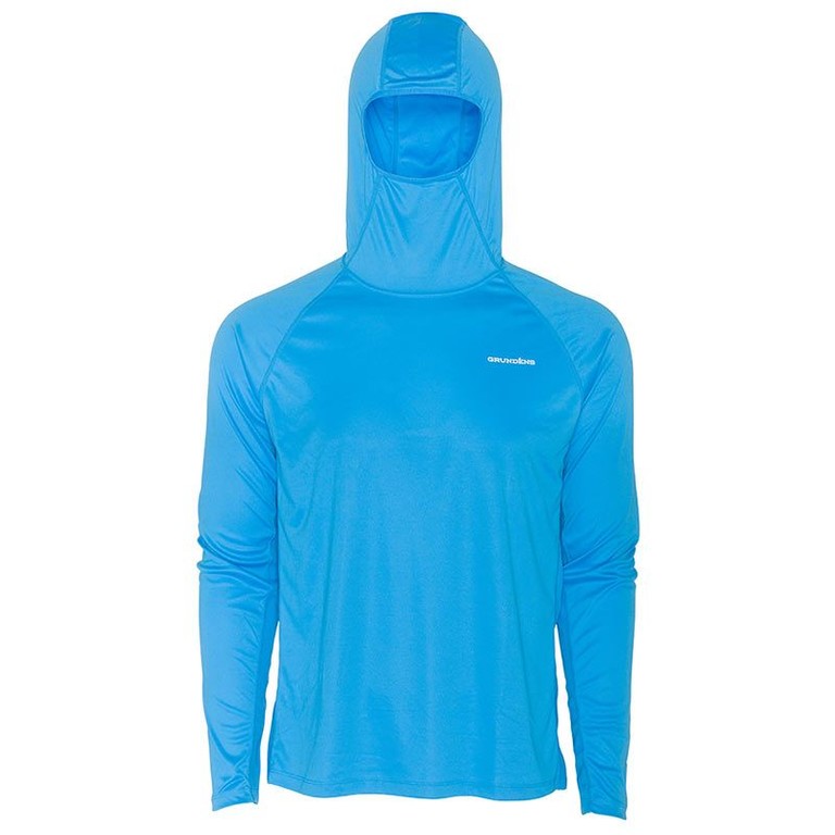 Фотография Футболка Grundens Solstrale Hoody, Coastal Blue, XXL