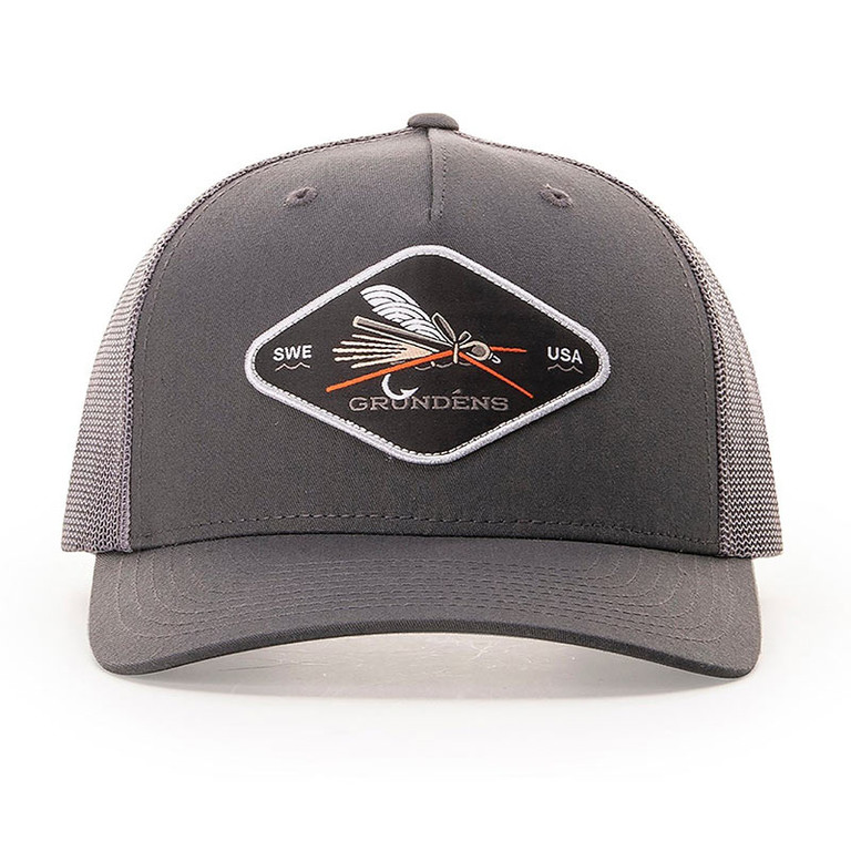 Фотография Кепка Grundens CC Hopper Trucker, Charcoal, One Size