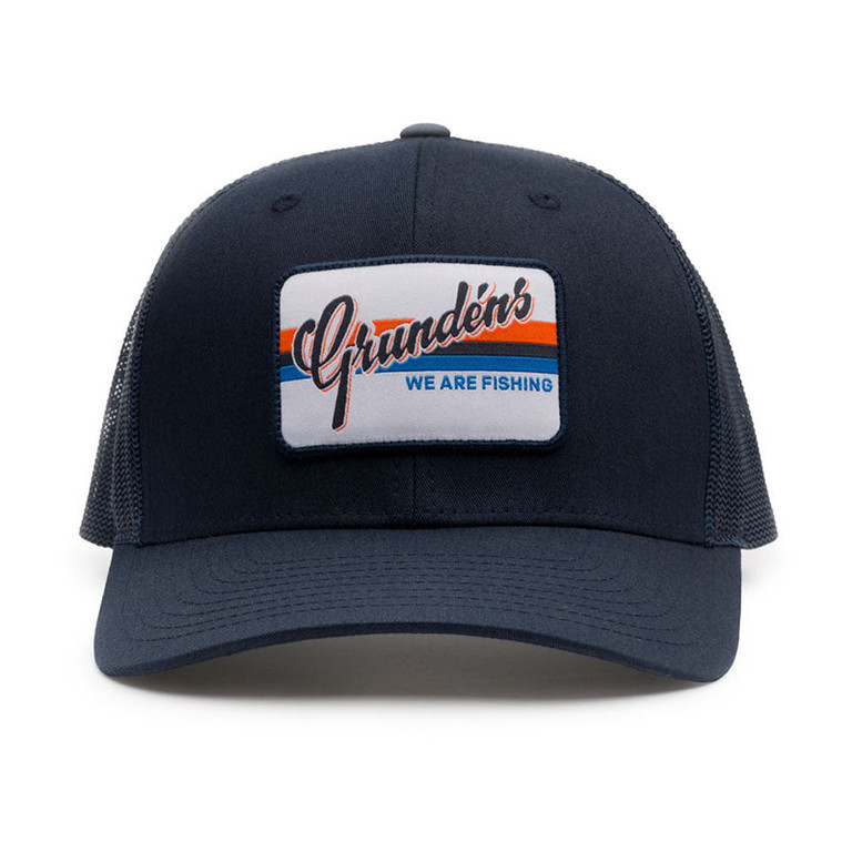 Фотография Кепка Grundens Script Trucker, Navy, One Size