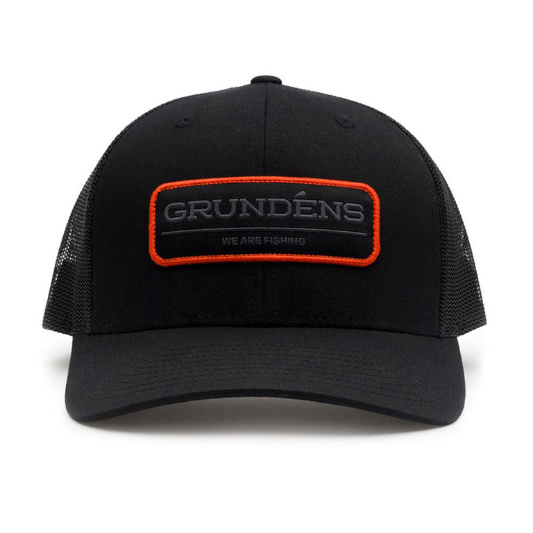 Фотография Кепка Grundens We Are Fishing Trucker, Solid Black, One Size