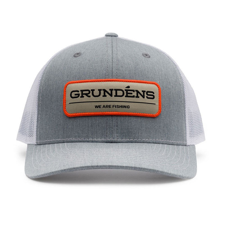 Фотография Кепка Grundens We Are Fishing Trucker, Heather Grey/White, One Size