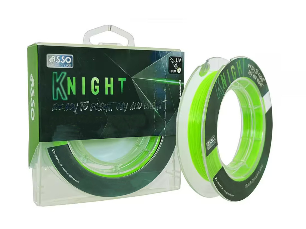 Фотография Леска ASSO Knight ST 0.330mm #4 150m Green Fluo