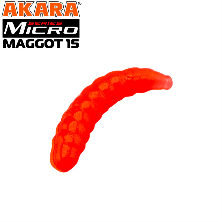 Фотография Силикон Akara MICRO Maggot 15 mm MS-M15-100