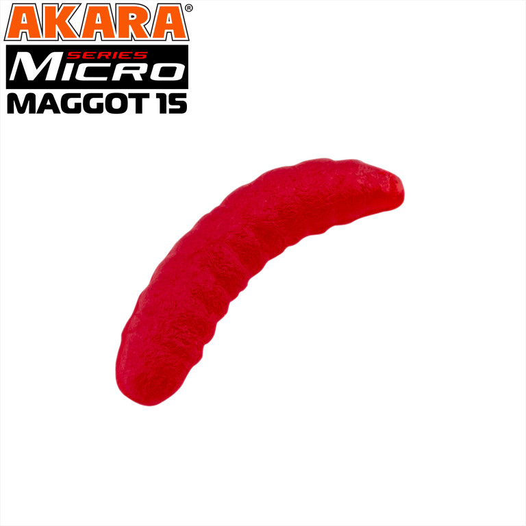 Фотография Силикон Akara MICRO Maggot 15 mm MS-M15-204