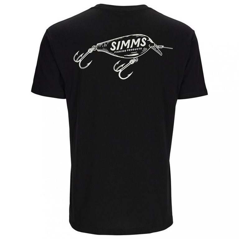 Фотография Футболка Simms Square Bill T-Shirt, Black, XXL