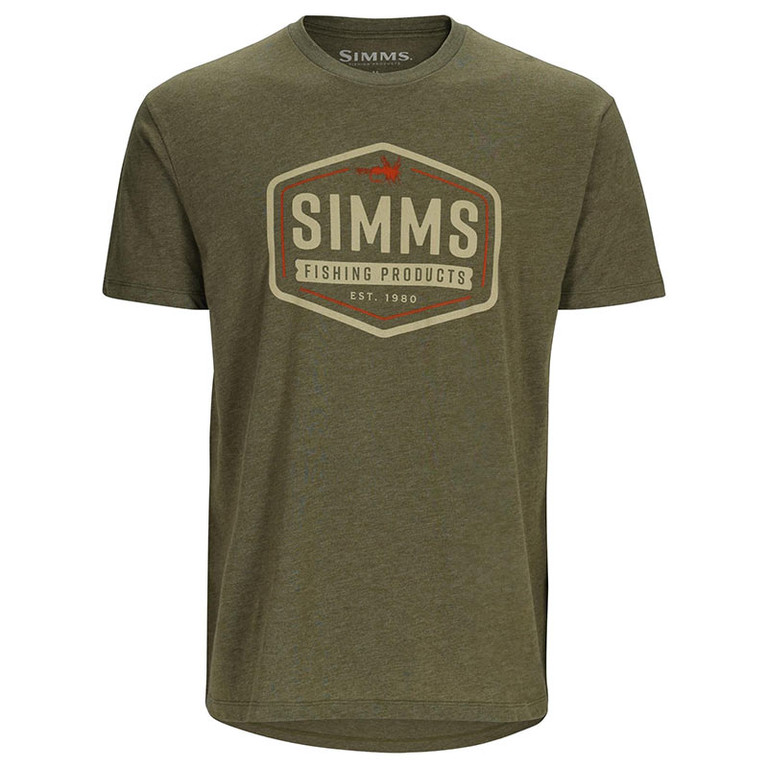 Фотография Футболка Simms Fly Patch T-Shirt, Military Heather, M