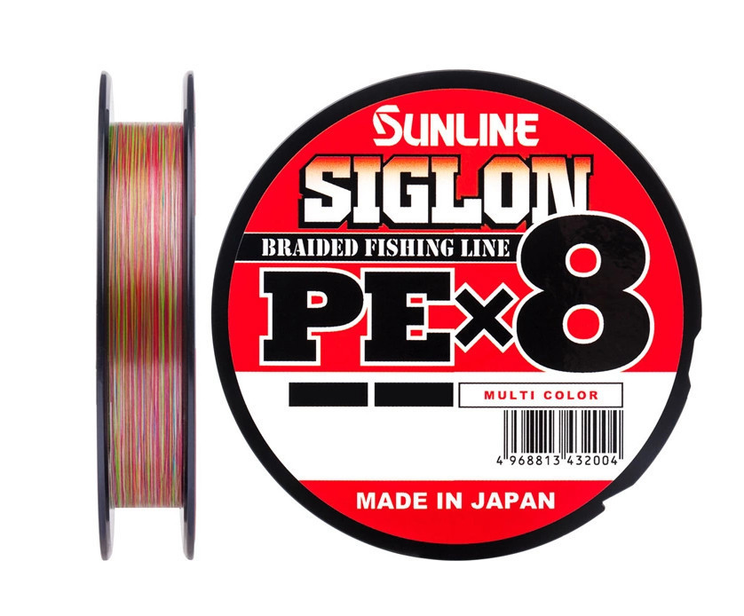 Фотография Шнур Sunline SIGLON PEx8 200M(Multicolor 5C) #1/16LB