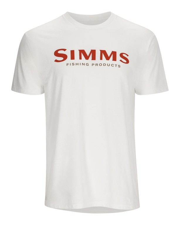 Фотография Футболка Simms Logo T-Shirt, White, L