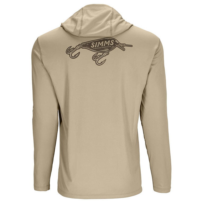 Фотография Термофутболка Simms Tech Hoody - Artist Series, Stone/Lure, L