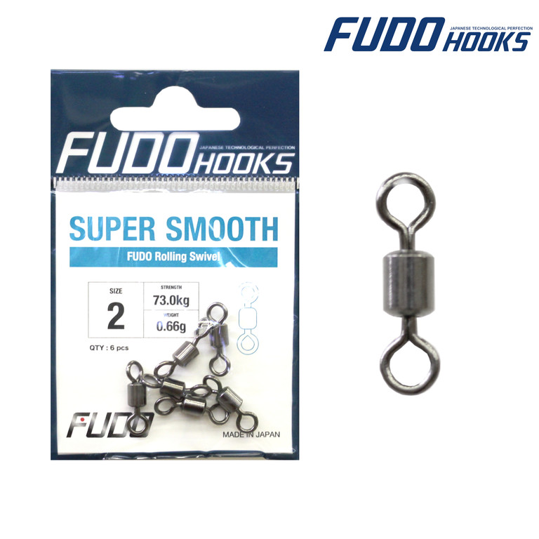 Фотография Вертлюг Fudo SCRS02 FCS Rolling Swivel BN №2 (6 шт./уп.)