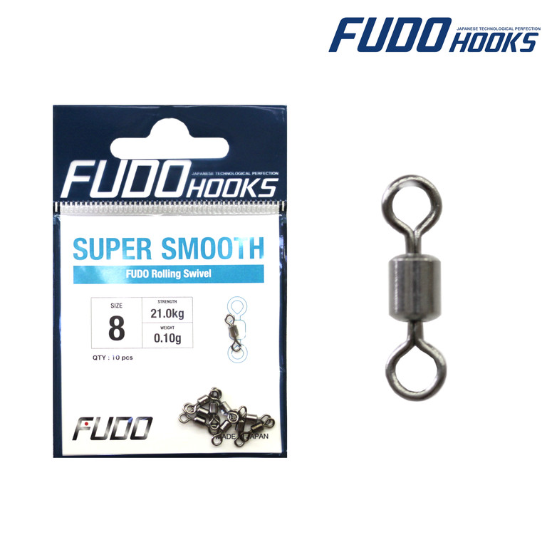 Фотография Вертлюг Fudo SCRS08 FCS Rolling Swivel BN №8 (10 шт./уп.)