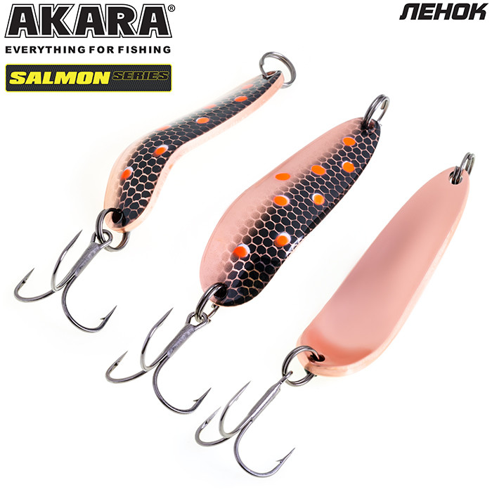 Фотография Блесна колебалка Akara Salmon Ленок BL-LN63-21-11-CU