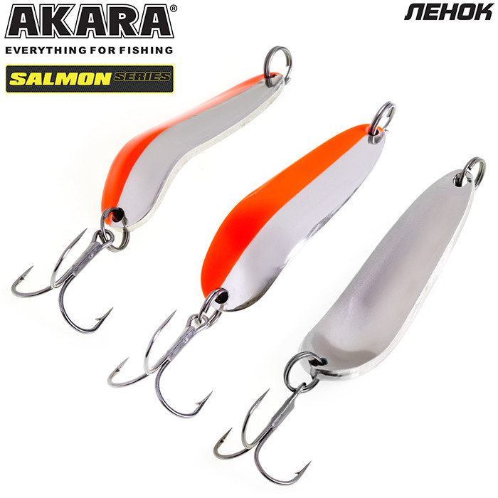 Фотография Блесна колебалка Akara Salmon Ленок BL-LN63-15-15-NI