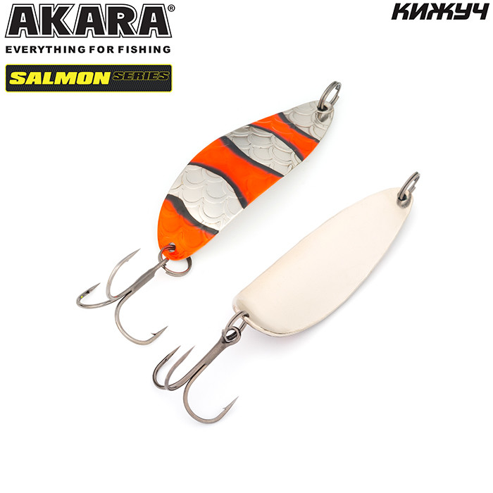 Фотография Блесна колебалка Akara Salmon Кижуч BL-KJ70-16-25-NI